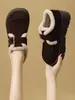 Botas de Algodón para Mujer 2026 Invierno Nuevo Estilo Suela Gruesa Con Felpa Zapatos Birkenstock Cálidos Cómodos Hebilla de Cuero Slip-on Casual Zapatos de Algodón