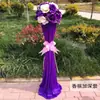 Columna de flores para pasillo de boda nuevo estilo arco de flores decoración de boda accesorios de decoración de pasillo columna de flores guía apertura de ceremonia de flores columna de flores de bienvenida