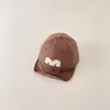 Chapéu de Bebê Primavera e Outono Touca Infantil Estilo Coreano Capuz de Beisebol para Meninos e Meninas Chapéu de Sol Fofo da Moda para Bebê