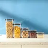 Latas de Almacenamiento, Cajas de Almacenamiento de Alimentos, Latas Selladas de Cocina, Latas de Plástico para Almacenamiento de Alimentos Secos para el Hogar, Latas de Almacenamiento de Granos