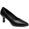Zapatos de Salón de Punta Fina para Mujer, Zapatos de Mujer de Cuero Suave de Tacón Medio para Verano, Nuevos Zapatos de Tacón Bajo para Primavera y Otoño 2026 para Madres de Mediana Edad