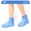 Cubrezapatos de PVC con cremallera son a prueba de lluvia, impermeables, engrosados, resistentes al desgaste y no desechables. Son cubrezapatos de moda para hombres y mujeres para viajes al aire libre.