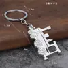 Venta Caliente Transfronteriza Directa de Fábrica Llavero Modelo de Tren de Vapor de Simulación Retro Colgante de Llavero de Metal Regalo