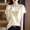 Liquidación Descuento de Marca Estilo Chino Nuevo Estilo Nacional Nuevo para Mujer Tallas Grandes Ropa Interior Cubre Vientre Holgada Camiseta Reductora de Edad