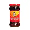 Lao Gan Ma Picante Tres Dados Aceite Chili Salsa de Chile Guarnición Aceite Douchi Picante Salsa Sazonadora de Verduras Plato de Arroz