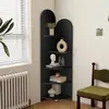 Estantería de almacenamiento de suelo para rincón, estante de almacenamiento para esquina de sala de estar, estantería triangular, mueble de esquina para dormitorio, mueble de esquina de pared multicapa