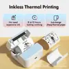 Impresora térmica portátil, inalámbrica y pequeña con Bluetooth para fotos, etiquetas transfronterizas, mini impresora de bolsillo para estudiantes, etiqueta con título incorrecto