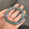 Alternativa Asequible a las Pulseras Costosas de Jadeíta Azul Agua para Hombres y Mujeres, Abalorios Estilo Vintage, Pulseras y Collares de Jade Cortados Rectos Color Azul Lago Verde Aceite