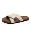 Sandalias de Verano Nuevas de Suela Suave sin Cierre Estilo Páramo para Mujer, Versátiles Zapatos Planos de Playa de Moda Estilo Coreano para Mujer