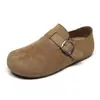 Zapatos personalizados estilo Birkenstock de cobertura total para primavera y otoño, nuevos y retro, modernos y versátiles, zapatos casuales ligeros para hombre, zapatos de suela gruesa para cruzar la frontera