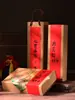 Caixa de Presente Shortbread Bolo Caixa de Papel para Confeitaria Amarela Caixa para Confeitaria Floco de Neve Caixa de Embalagem para Bolo Lunar Chinês Tipo Gaveta de Papel Kraft Pequena