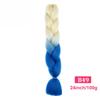 Xuchang en stock, trenza de doble color, trenza jumbo, peluca africana, trenza sucia, trenza degradada, cabello, venta al por mayor