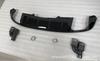 Adecuado para Audi A4 Labio Trasero Tubo de Escape 17-19 Modelos Cuatro Salidas Labio Trasero Tubo de Escape A4 Modificado S4 Labio de Cola Tubo de Escape