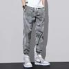 Pantalones de camuflaje de ropa transfronteriza para hombre, verano delgado, comercio exterior en stock, venta al por mayor, holgados, de punta, casuales, overoles