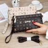Bolso de Mano Billetera de Mujer Larga Casual Nuevo Simple Moda Bolso de Mano Billetera para Monedas Bolso Pequeño Bolso de Mano Cruzado Bolso Pequeño