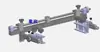 Acessórios para Braço Transversal de Máquina de Serigrafia, Grampo para Tela para Superfícies Planas e Curvas, Peças para Máquina de Serigrafia, Em Estoque Máquina para Superfície Curva Tipo 400