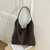 Bolsa tecida retrô nova e moderna transfronteiriça, bolsa tote para o dia a dia, bolsa versátil de ombro único de grande capacidade para moda casual