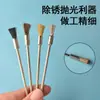 Cepillo de Acero para Amoladora Eléctrica, Cepillo de Alambre de Cobre Extendido, Cabezal Pulidor de Cerdas de Crin de Caballo con 3 Mangos, Cepillo de Acero Inoxidable, Venta al por Mayor por Fabricante