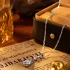 Collar para Mujer Estilo Europeo y Americano Gota de Agua Zirconia Conjunto de Collar y Aretes 2026 Nuevo Diseño de Nicho Elegante Colgante de Collar para Mujer