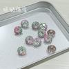 Suministro Directo del Fabricante Pendientes de Zirconia Cortada Cielo Gradiente Fuego Accesorios Arte de Uñas DIY Joyería Fuegos Artificiales Piedras Sueltas