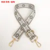 Correa de Bolso Ancha de 3.8 cm Correa de Hombro Jacquard Colorido Lona de Diamante Accesorios Correa de Bolso de Hombro Único Cruzado Correa de Bolso para Mujer