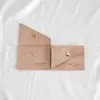 Nova Bolsa de Veludo Super Fibra para Joias Bolsa para Joias Quadrada com Fecho de Pressão Bolsa para Armazenamento de Colares e Anéis Bolsa de Veludo Pode ser Impressa com Logotipo