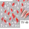 Adesivos de Unhas Artísticas Novos Transfronteiriços Estereoscópicos em Relevo Desenho Animado Floco de Neve de Natal Árvore de Natal Cordão de Luzes Boneco de Neve Adesivos de Unha de Natal