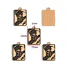 Accesorios para Joyería de Aleación con Goteo de Aceite DIY Colgantes de Mariposa Oscura Murciélago Pendientes Pendientes Pulsera Colgante W508