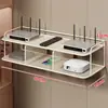Soporte para Router Set-Top Box Estante para Cámara Montado en Pared Sin Taladro Soporte para Monitor Router