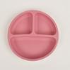 Sanxin Prato de Jantar Infantil Dividido de Silicone Mais Vendido da Amazon com Carinha Sorridente e Design Anti-Queda com Ventosa e Tampa