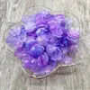 Nuevos accesorios de material de cuentas acrílicas de 18 mm, degradado jelly, pétalos de flor de cerezo, para manualidades DIY (solo pétalos)