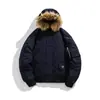 Ropa Informal de Algodón Acolchado Cálido Engrosada de Invierno con Capucha y Cuello de Piel para Pareja Chaqueta Acolchada de Algodón Estilo Neutro Chaqueta Acolchada de Algodón MY7800