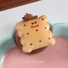 Pente com Almofada de Ar de Capivara Fofa de Desenho Animado Portátil Boneca de Comida Pingente Pente Massageador Dobrável para Menina Pente com Airbag Atacado