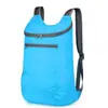 Mochila portátil nova transfronteiriça leve dobrável cor sólida mochila escolar estudantil capacidade grande ao ar livre Mochila Esportiva