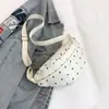 Diseño de Lunares de Moda Gran Capacidad Simple Casual Estilo Japonés Lazo Moda Viajero Cruzado Bolso de Hombro para Mujer