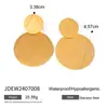 Pendientes de Acero de Titanio y Perla Estilo Europeo y Americano Pendientes con Borlas Lujo Accesible Pendientes de Otoño e Invierno Joyería de Acero Inoxidable Gama Alta Transfronterizo