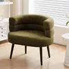 Sofá Perezoso Famoso en Internet, Sillón Sofá Perezoso de Lana de Cordero, Sala de Estar, Dormitorio, Vestidor, Silla Perezosa para Ocio y Maquillaje, Taburete de Tocador