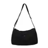 Bolsa de Lona Grande Capacidade Estilo Japonês para Mulheres 2025 Nova Moda Casual Tote Bag Simples para Trabalho Ombro Transversal
