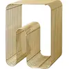 Revistero, Estantería de Almacenamiento Lineal, Mesita de Noche, Estantería de Almacenamiento, Mesa para Sofá, Revistero, Mesa de Centro, Mesa Auxiliar Geométrica de Metal