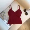 Sexy Chaleco Cepillado con Escote en V de Encaje Versátil Casual Ajustado con Almohadillas en el Pecho para Lucir Delgado y Cómodo como Capa Base