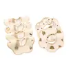 Baberos para Bebé, Toallas de Gasa Impermeables para Saliva, Baberos de Algodón Puro, Baberos Antivómito para Recién Nacidos, Baberos con Forma de Pétalo, Venta al por Mayor