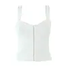 Camisola Sexy Bordada com Flores Tridimensionais Estilo Europeu e Americano Outono Tendência Versátil Curta Slim Camiseta Básica Hot Girl para Mulheres