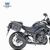 Muscle car Wolf adequado para Yamaha MT-03 bolsa lateral bolsa lateral retro caixa lateral modificação capacete bolsa à prova d'água liberação rápida
