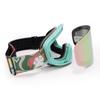 Gafas de Snowboard para Hombres y Mujeres, Gafas de Esquí Magnéticas para Adultos, Cilíndricas Grandes Especiales de Doble Capa Antivaho