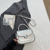 Bolsos Pequeños de Moda para Mujer 2025 Verano Nuevo Color Sólido Moda Fresca Chica Hombro Cruzado Bolso Cuadrado Pequeño Moderno