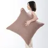 Cojín Decorativo de Lino de Color Sólido, Cojín Sencillo para Sofá, Cojín para Ventana Abuhardillada, Funda de Cojín sin Relleno, Cojín Grande para Cabecera de Cama