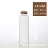 Botella de corcho de bayoneta de 47 bahías, botella de deseos a la deriva, sub-botella de té de borosilicato, botella para té perfumado, dulces, pastillas