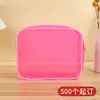 Bolsa Cosmética Transparente Portátil de PVC Personalizada Grande Capacidade Bolsa de Armazenamento de Cosméticos de Viagem Bolsa de Higiene Pessoal de PVC Logo Imprimível