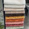 Tecido de Chenille Atacado, Almofadas de Janela para Sofá Tingidas em Fio, Almofadas Decorativas, Tecido de Poliéster, Tecido de Veludo, Tecido de Chenille para Sofá