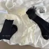 Calcetines de Ballet de Encaje Estilo Desfile de Moda Otoño e Invierno, Calcetines Holgados Estilo Japonés de Malla, Calcetines JK hasta la Pantorrilla, Calcetines Finos de Color Sólido para Pantorrilla de Mujer